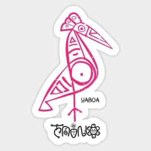 Yaboa Taino bird Sticker